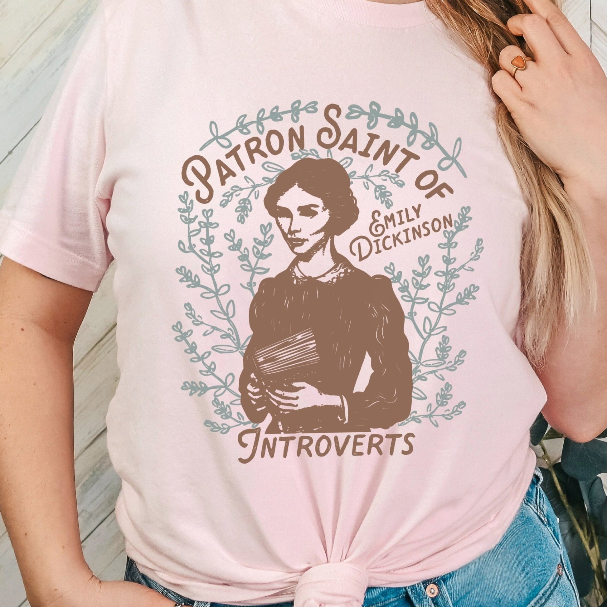 Emily Dickinson Patron Saint of Introverts - Digital Download Single Design