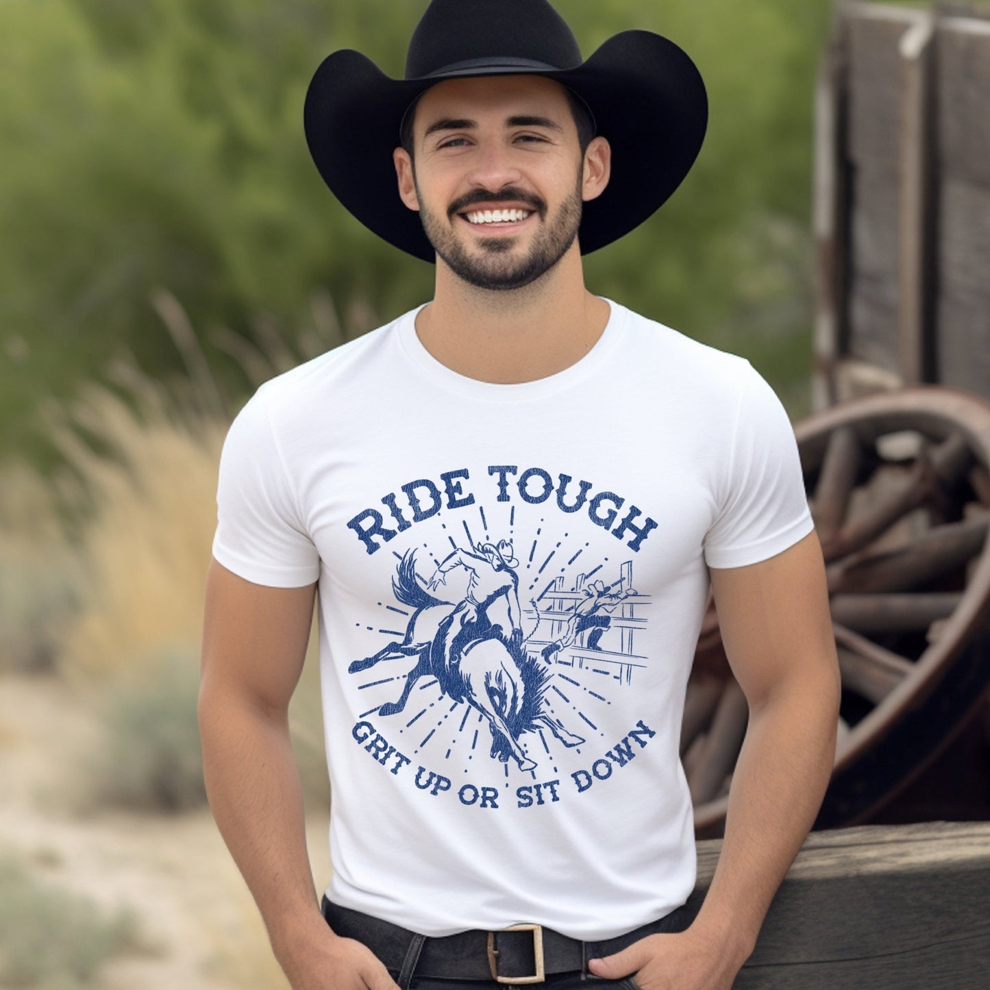 Ride Tough - Cowboy Western- Digital Download Single Design